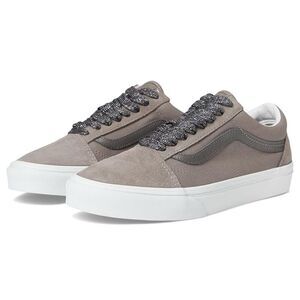 Vans VF Old Skool Unisex Adults's Sneakers Gray Suede NEW W Sz 10 M Sz 8.5